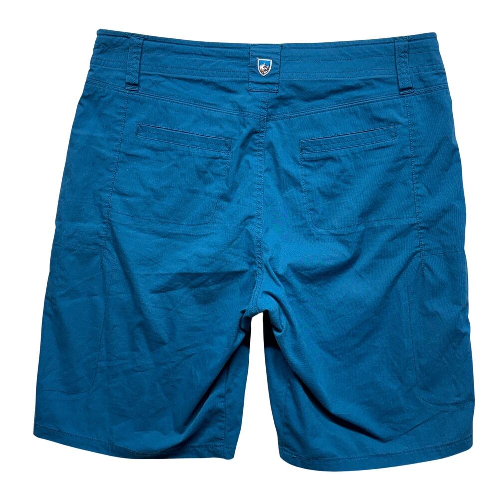 Kuhl Shorts Spire 10 Womens Blue Cargo Hiking Outdoor Bermuda Stretch Trail 6285 - Picture 2 of 12